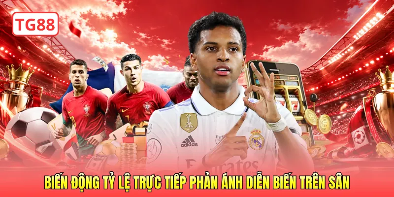 Biến động tỷ lệ trực tiếp phản ánh diễn biến trên sân