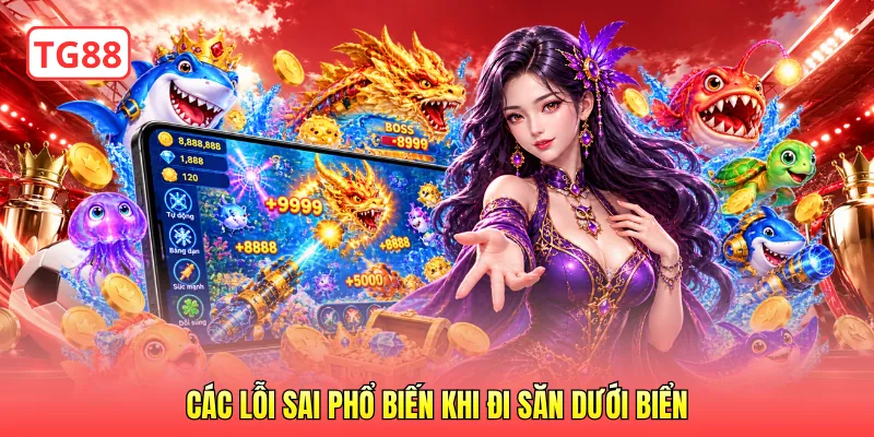 Các lỗi sai phổ biến khi đi săn dưới biển